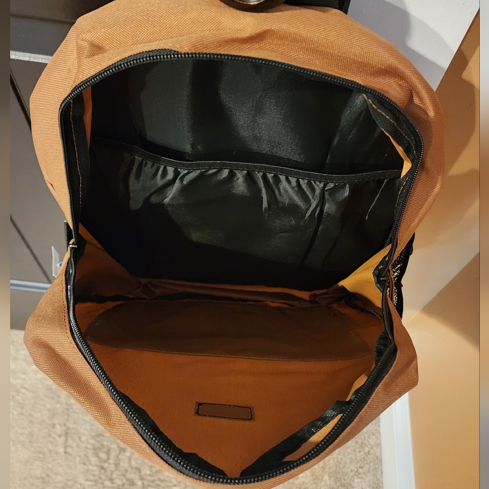 NWT Tillys Dickies Tan Backpack, Durable Canvas Design - Picture 4 of 6